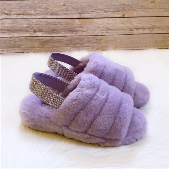 Ugg fluff yeah lilac frost Clearance